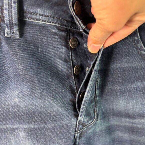 Diesel Mens Larkee Regular Straight Jeans Dark Blue Size 30 - Picture 11 of 11